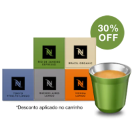 Kit 50 Cápsulas de Café Nespresso + Xícara Rio de Janeiro na Nespresso