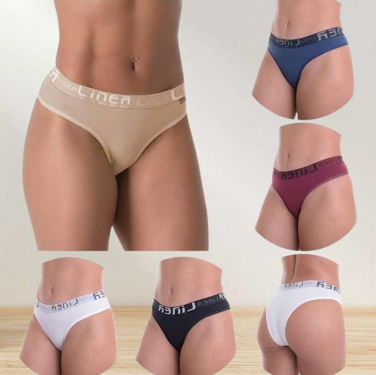 Kit 6 Calcinhas Cintura Alta Básica Algodão Lingerie na Amazon
