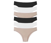 Kit 6 Calcinhas de Algodão Modelo Tanga (G ou GG) na Amazon