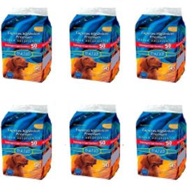 Kit 6 Tapetes Higiênicos Cães Chalesco - 50 Unidades (Total 300 unidades) na Amazon