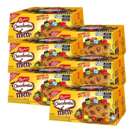 Kit 6 Unidades Mini Chocolomba Pascal Bauducco M&Ms 100g na Ponto