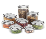 Kit 8 Potes Herméticos de Plástico Electrolux – 8 peças na Amazon