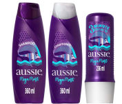 Kit Aussie Mega Moist Super Hidratação Shampoo  + Condicionador +  3 Minutos Milagrosos na Amazon