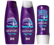 Kit Aussie Mega Moist Super Hidratação Shampoo 360ml e Condicionador 360ml e 3 Minutos Milagrosos 236ml na Amazon