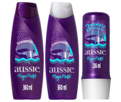 Kit Aussie Mega Moist Super Hidratação Shampoo 360ml e Condicionador 360ml e 3 Minutos Milagrosos 236ml na Amazon