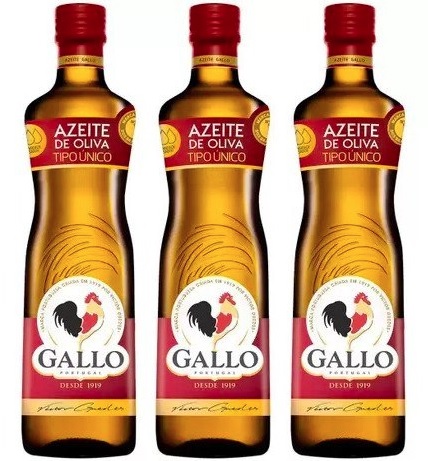 Kit Azeite de Oliva Gallo Tipo Único – 3 Unidades com 500ml Cada na Magazine Luiza