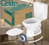 Kit Bacia com Caixa, Assento Polipropileno e Complementos de Instalação Like na Amazon