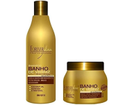 Kit Banho de Verniz Forever Liss – (Shampoo 500ml + Máscara 250g) na Amazon