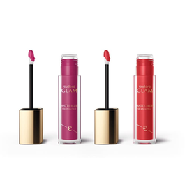 Kit Batom Glam Matte Blur: Magenta Instigante 55ml + Vermelho Fornalha 55ml - Eudora na Eudora