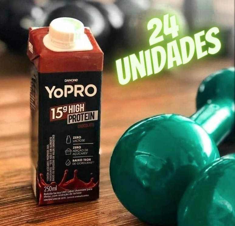 Kit Bebida Láctea YoPRO Chocolate Sem Lactose – Zero Açúcar 24 Unidades 250ml Cada na Magazine Luiza