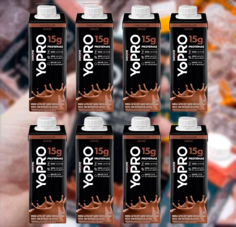 Kit Bebida Láctea YoPRO Chocolate Sem Lactose – Zero Açúcar 250ml 8 Unidades na Magazine Luiza