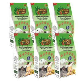 Kit Biscoito 6 Pacotes Pet Para Roedores Aves Da Mata 80g - Biscottini na Casas Bahia