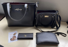 Kit Bolsa Feminina Grande + Baú + Carteira na Amazon