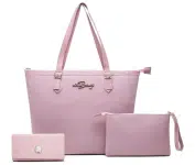 Kit Bolsa Feminina Tipo Sacola + Necessaire + Carteira Willibags na Amazon