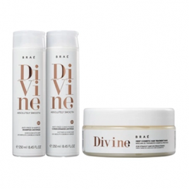 Kit Braé Divine Shampoo 250ml + Condicionador 250ml + Máscara 200ml na Americanas