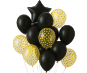 Kit Buquê de Balões Metalizados 14 Peças para Festa na Amazon