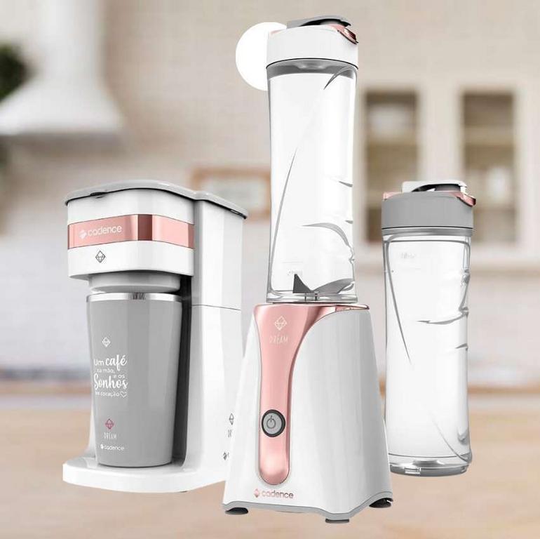 Kit Cadence Dream Rosé Gold – Blender e Cafeteira na Amazon