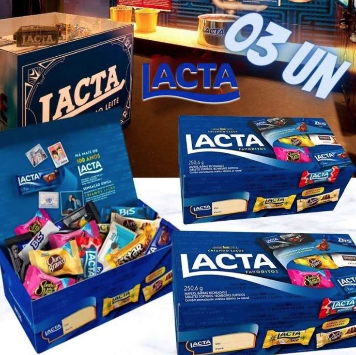 Kit Caixa de Bombom Lacta Favoritos 250,6g – 3 Unidades na Magazine Luiza