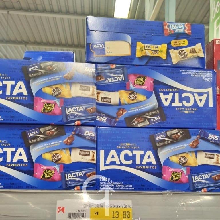 Kit Caixa de Bombom Lacta Favoritos 250,6g – 6 Unidades na Magazine Luiza