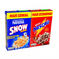 Kit Cereal Matinal Chocolate Nescau 210g + Snow Flakes 230g Mais Economia na Amazon