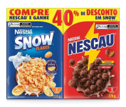 Kit Cereal Matinal Chocolate Nescau 210g + Snow Flakes 230g Mais Economia na Amazon