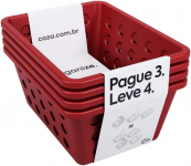 Kit Cesta Vbo Coza Vermelho Bold na Amazon