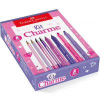 Kit Charme Faber-Castell Com Produtos Rosa E Roxo Em Tons Vivos *EDIÇÃO LIMITADA* na Amazon