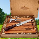 Kit Churrasco Completo – Tábua, Faca e Garfo do Churrasqueiro Oficial da Família na Amazon