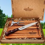 Kit Churrasco Tábua Garfo Faca Churrasqueiro Oficial da Família na Amazon