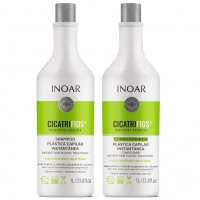 Kit CicatriFios Plástica Capilar Shampoo E Condicionador 2x1L, Inoar na Amazon