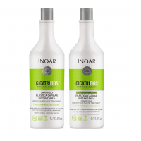 Kit CicatriFios Plástica Capilar Shampoo E Condicionador 2x1L, Inoar na Amazon