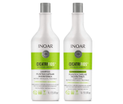 Kit CicatriFios Plástica Capilar Shampoo e condicionador 2x1L, Inoar na Amazon