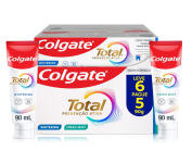 Kit Colgate Creme Dental Total Whitening & Advanced Fresh – 6 unidades – 90g na Amazon