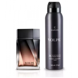Kit Colônia Desodorante Eudora Volpe 100ml + Desodorante Antitranspirante 125ml na Eudora