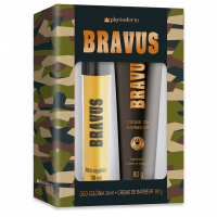KIT: Colonia Phytoderm Bravus 30ml + Creme De Barbear 80g KIT na Lojas Renner