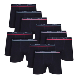 Kit com 10 Cuecas Boxer Algodão Lupo na Shopee