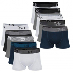 Kit Com 10 Cuecas Boxer De Cotton 10.0 Cueca Boxer, Polo Match, Masculino na Amazon