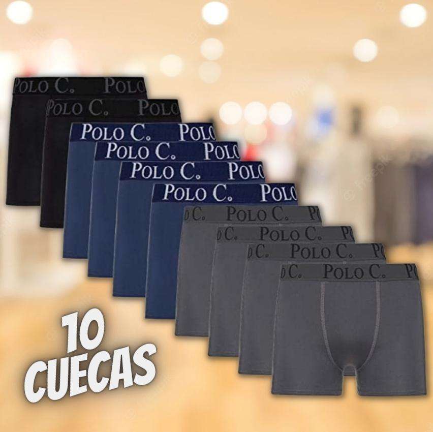 Kit Com 10 Cuecas Boxer Microfibra Advance – Polo Cycle na Amazon