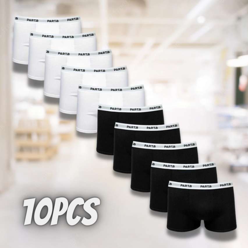 Kit Com 10 Cuecas Boxer Soft Cotton na Casas Bahia