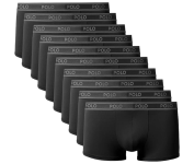 Kit com 10 Cuecas Boxer Sport Preta – Polo Match na Amazon
