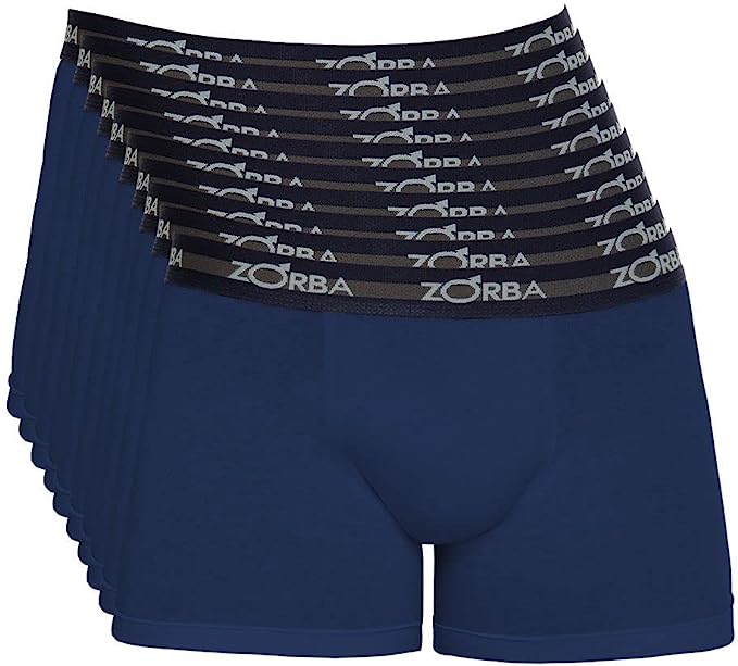 Kit com 10 Cuecas Zorba Boxer Algodão Max 702 na Amazon