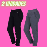 KIT COM 2 CALÇAS DE MOLETOM FELPADA PELUCIADA QUENTINHA COM BOLSOS LARGOS na Amazon
