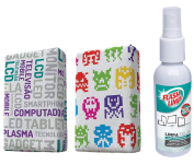 Kit com 2 Esponjas Microfibra e 1 Limpa Telas Spray 120ml na Amazon