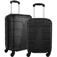 Kit Com 2 Malas De Viagem Para Bordo Fibra Rígida ABS Rodas 360° - Marketplace na Amazon