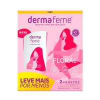 Kit Com 2 Sabonetes Íntimo Dermafeme Floral 200ml na Pague Menos