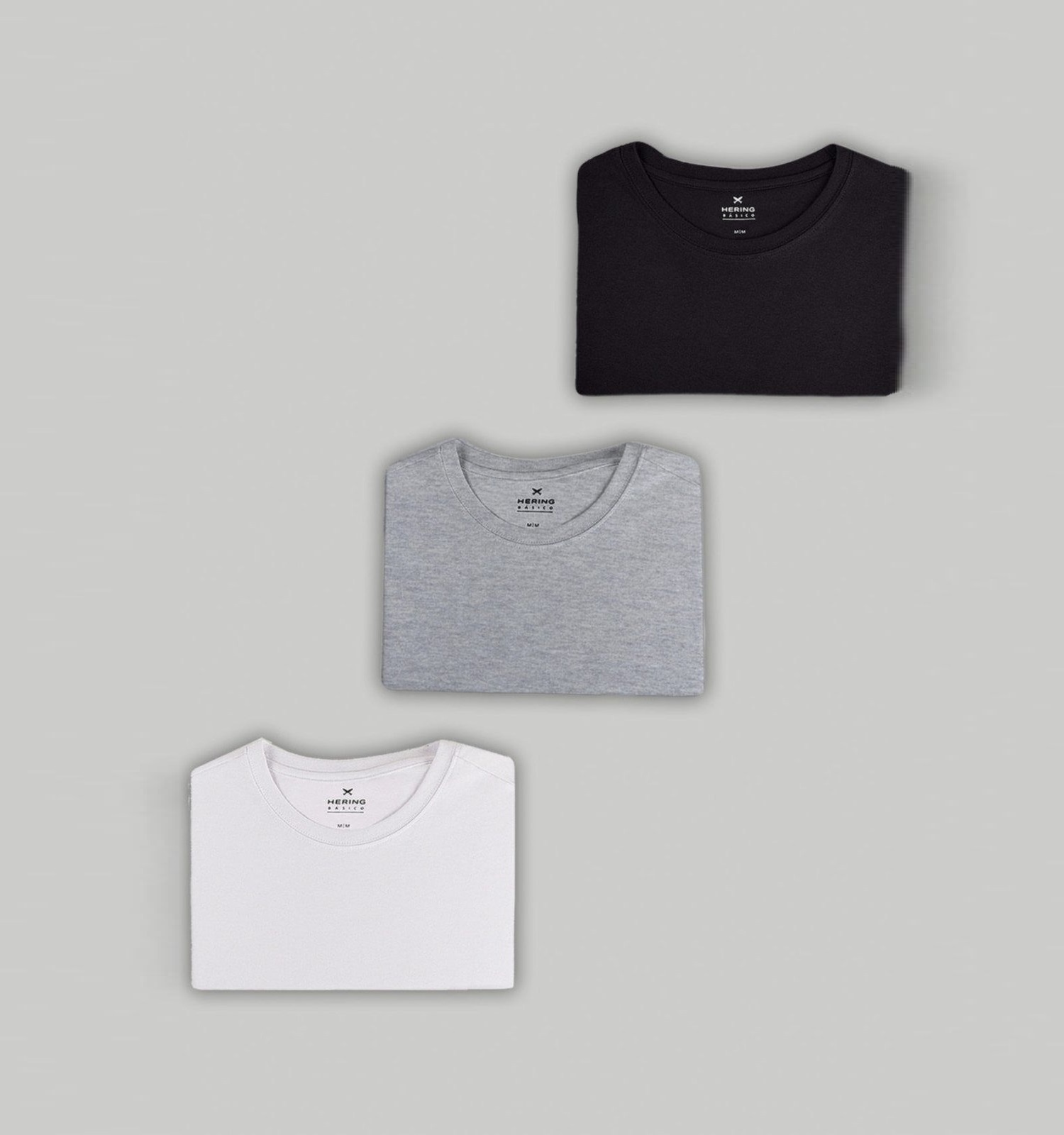 Kit Com 3 Camisetas Femininas Básicas na Dafiti