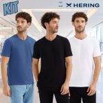 Kit Com 3 Camisetas Masculinas Básicas Slim Gola V Hering na Amazon