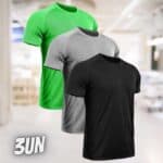 Kit com 3 Camisetas Masculinas Dry Fit Básicas Academia Treino Exercício - Slim Fitness na Amazon