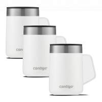 Kit Com 3 Canecas Térmicas Street Branca Contigo | 414ml na Coleman