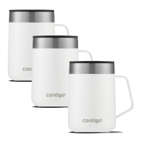 Kit Com 3 Canecas Térmicas Street Branca Contigo | 414ml na Coleman